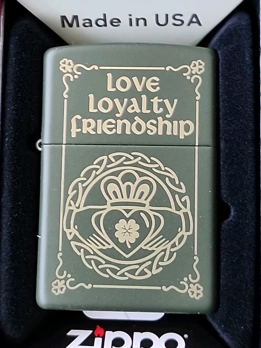 Zippo SMS Exclusive, Limited to 100 - St Patrick's Day Lighter Love Loyal Friend