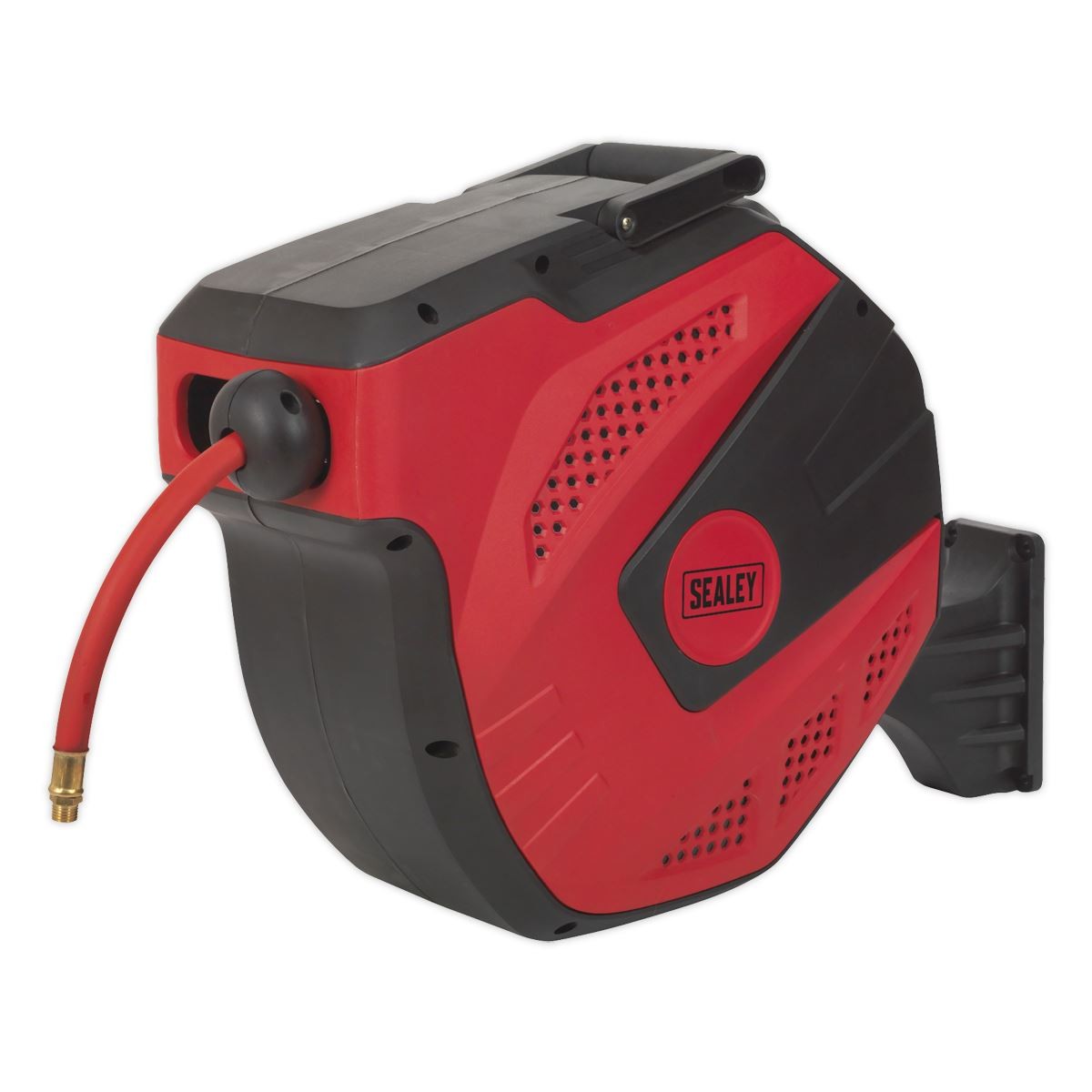 Sealey SA822 Auto Rewind Control Air Hose Reel 15mtr 10mm ID - Rubber Hose