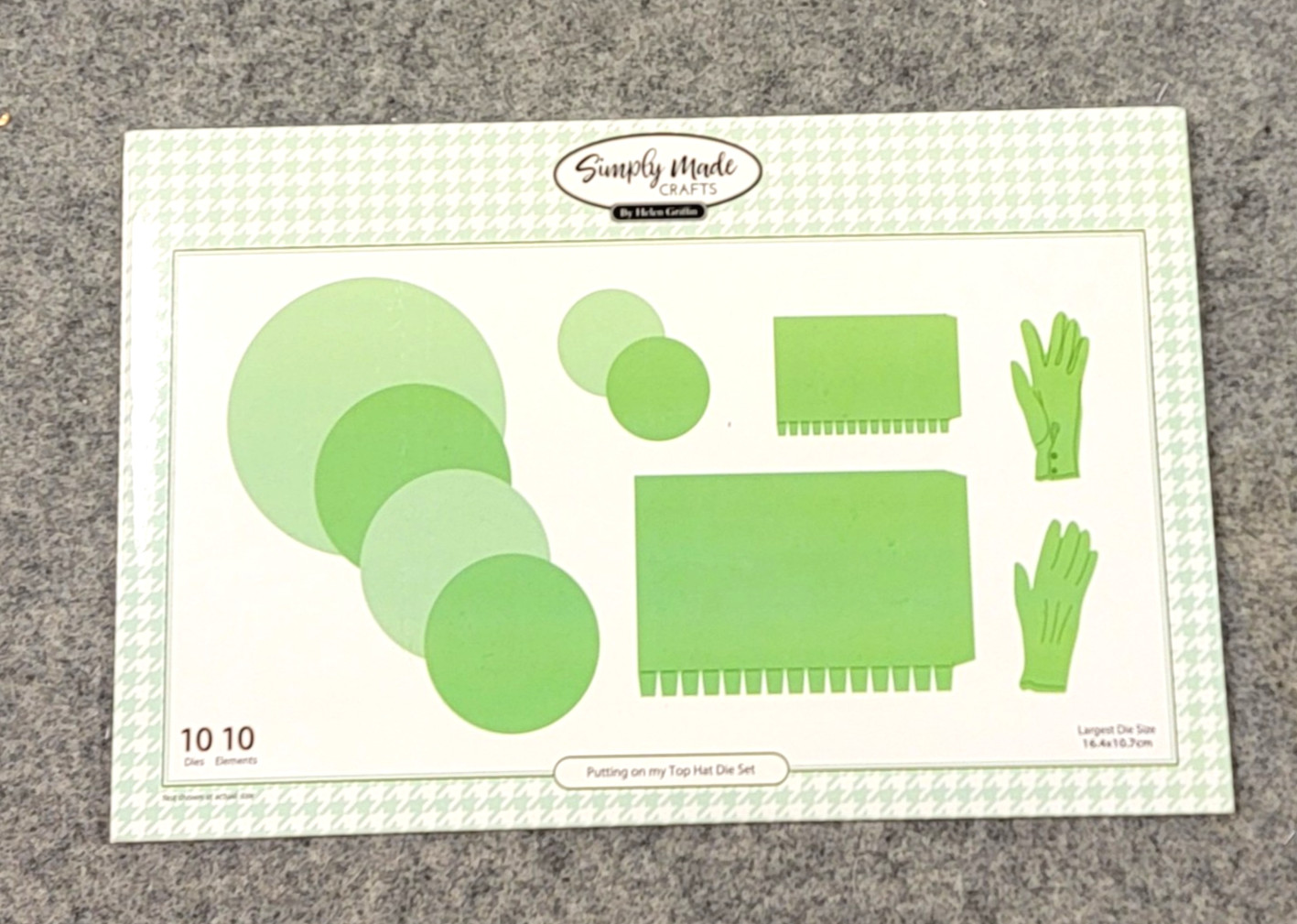 Simply Made Crafts Putting On My Top Hat Die Set