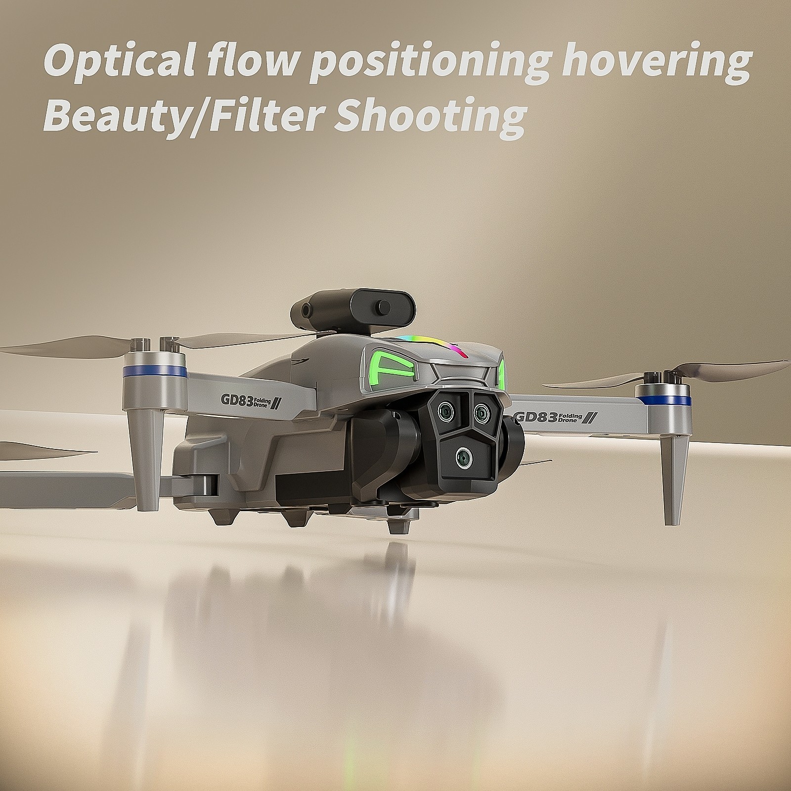 Foldable Quadcopter Drone | Brushless Motors, Large Display Remote Control