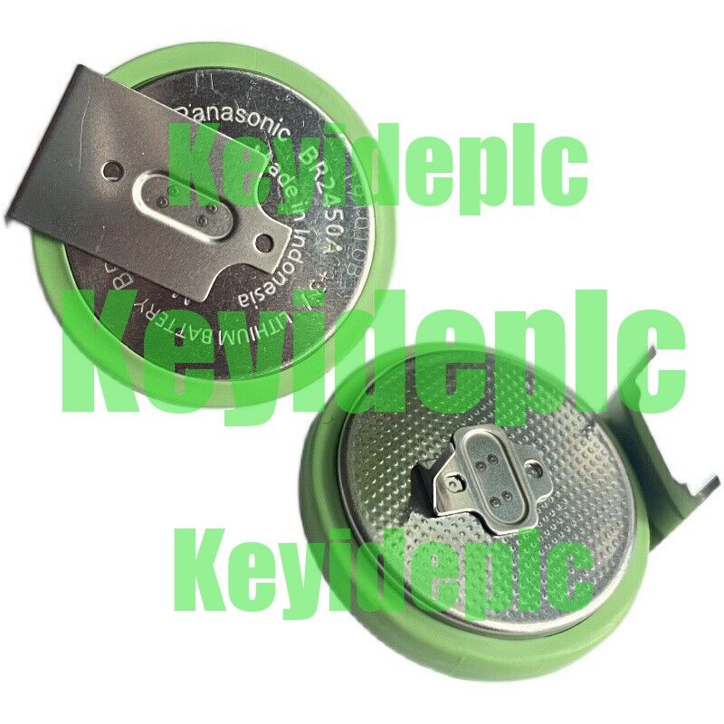 2pc with welding of high temperature 3V button battery BR2450A New