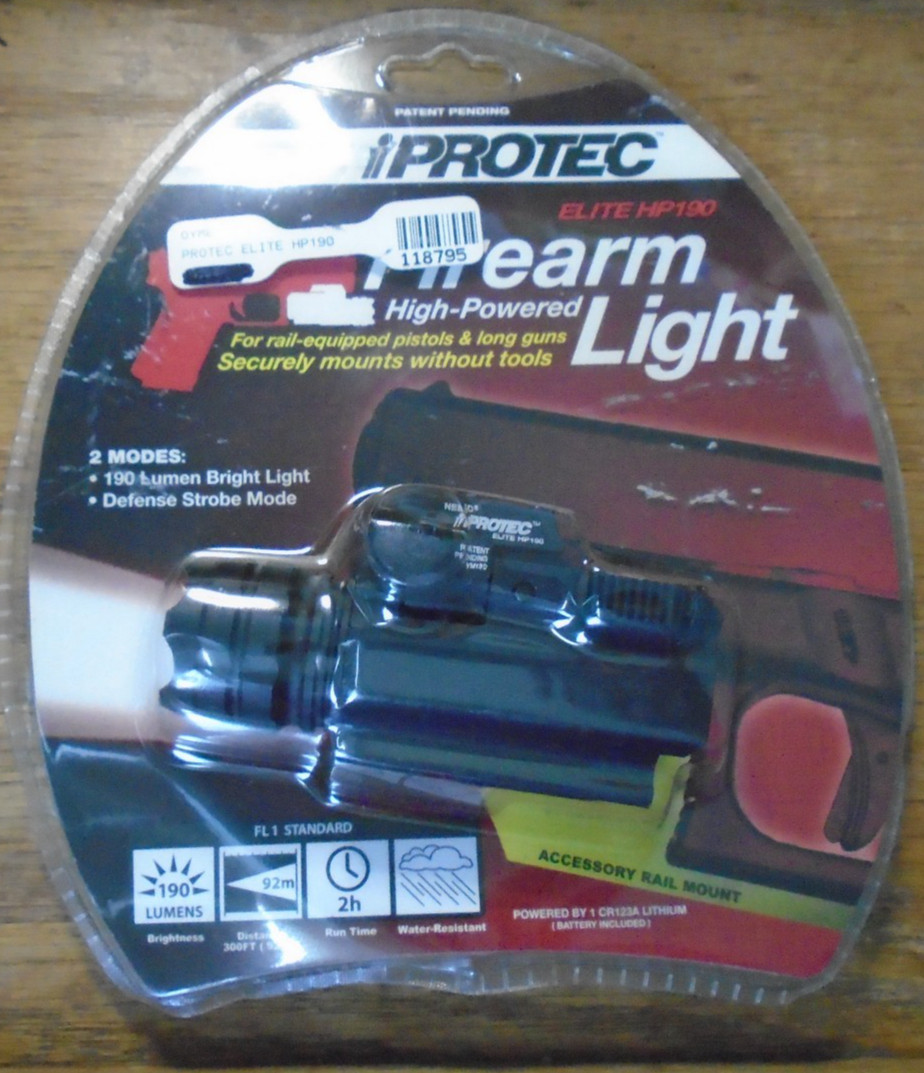 Nebo iPROTEC Elite HP190 High Powered Firearm Light NIP