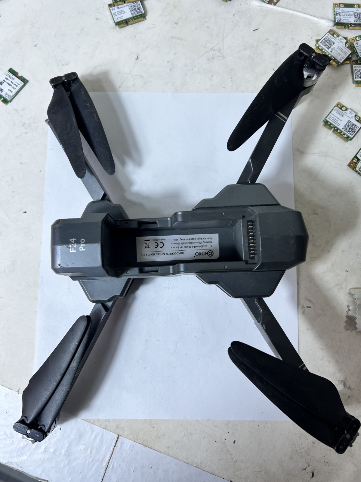 Contixo F24 Pro 4K UHD Camera RC Foldable Quadcopter Gimbal 5GHz WiFi AS-IS READ