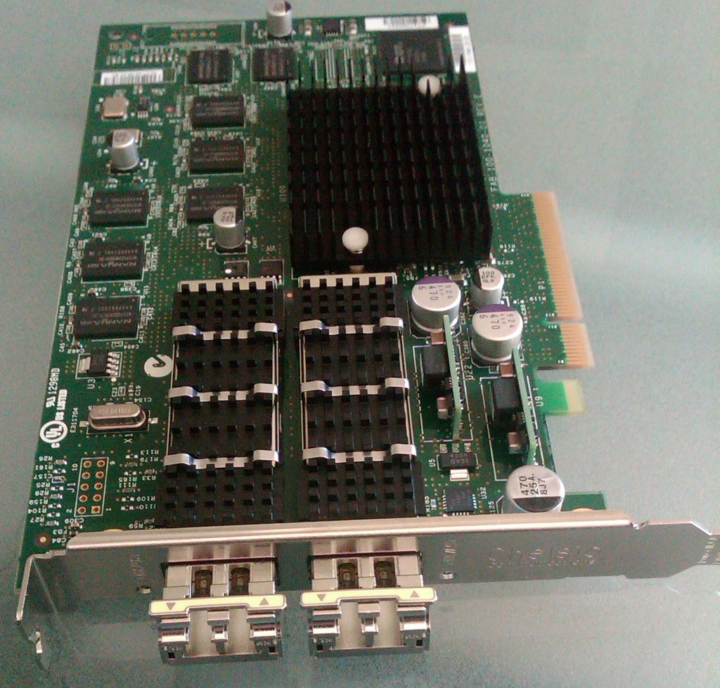NetApp 2-Port X1008A-R6 10GbE NIC with 2x XFP FC Fiber Channel PCI-E 111-00293