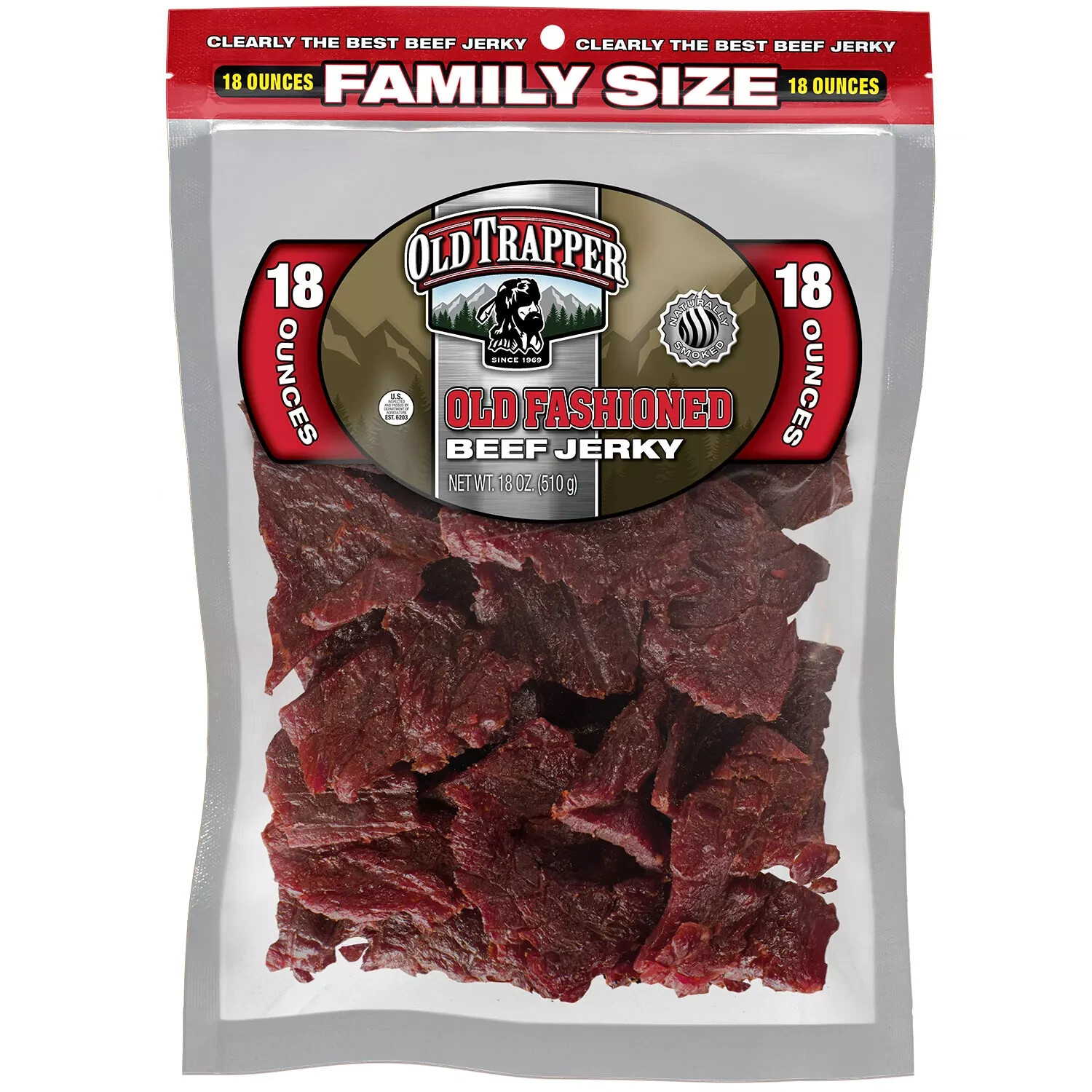 Old Trapper Old Fashioned Beef Jerky, 18 oz.