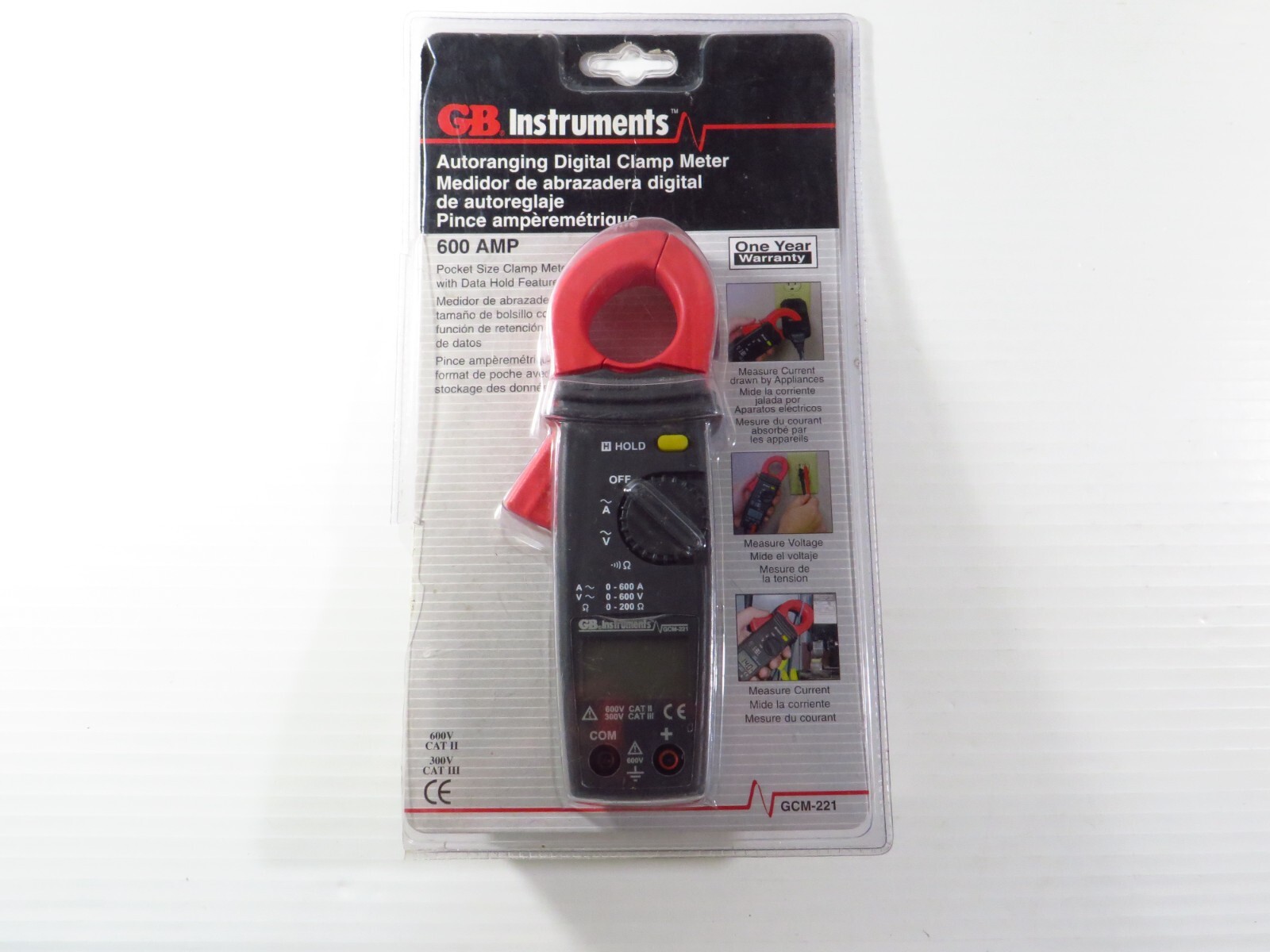 GB GARDNER BENDER GCM-221 MULTIMETER (PKT014033), FREE 2-3 Day Ship!!!