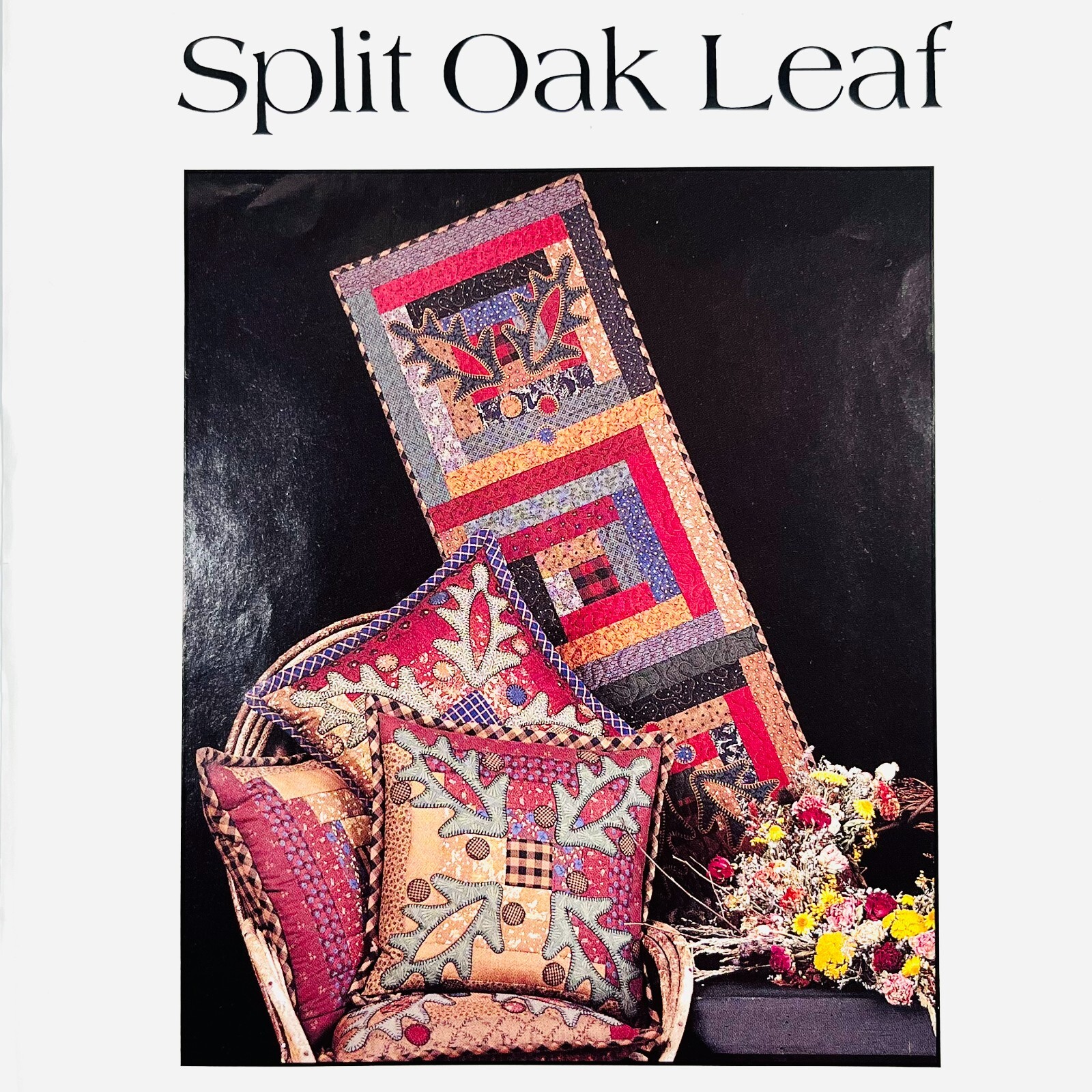 Thimbleberries LJ92255 Split Oak Leaf Tablerunner Quilt PATTERN & Pillow Pattern