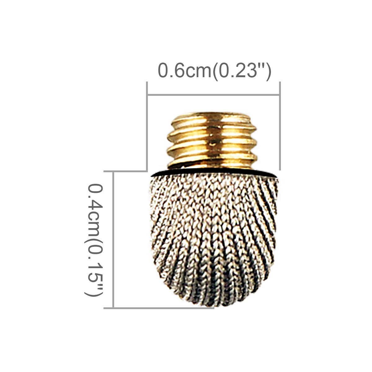 Replacement Fiber Tips, Pack of 10 Stylus Replaceable Mesh Tips with Nanofibe...