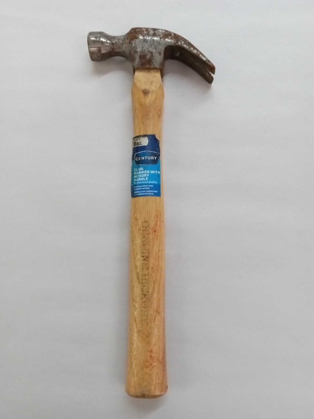 Vintage Century 8oz Claw Hammer With Hickory Handle