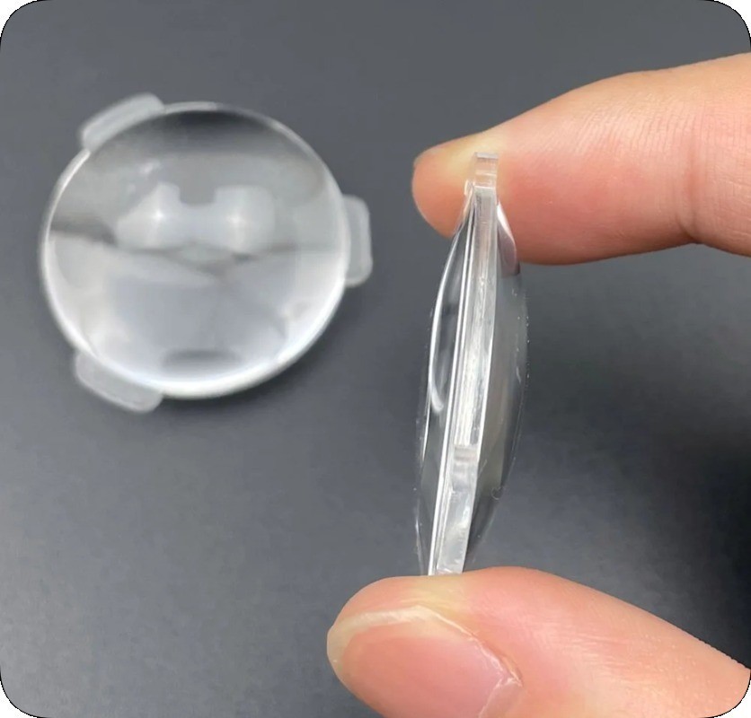 10PC Diameter 34mm 3D VR Biconvex PMMA Lens Double Convex Lens Focal Length 45mm