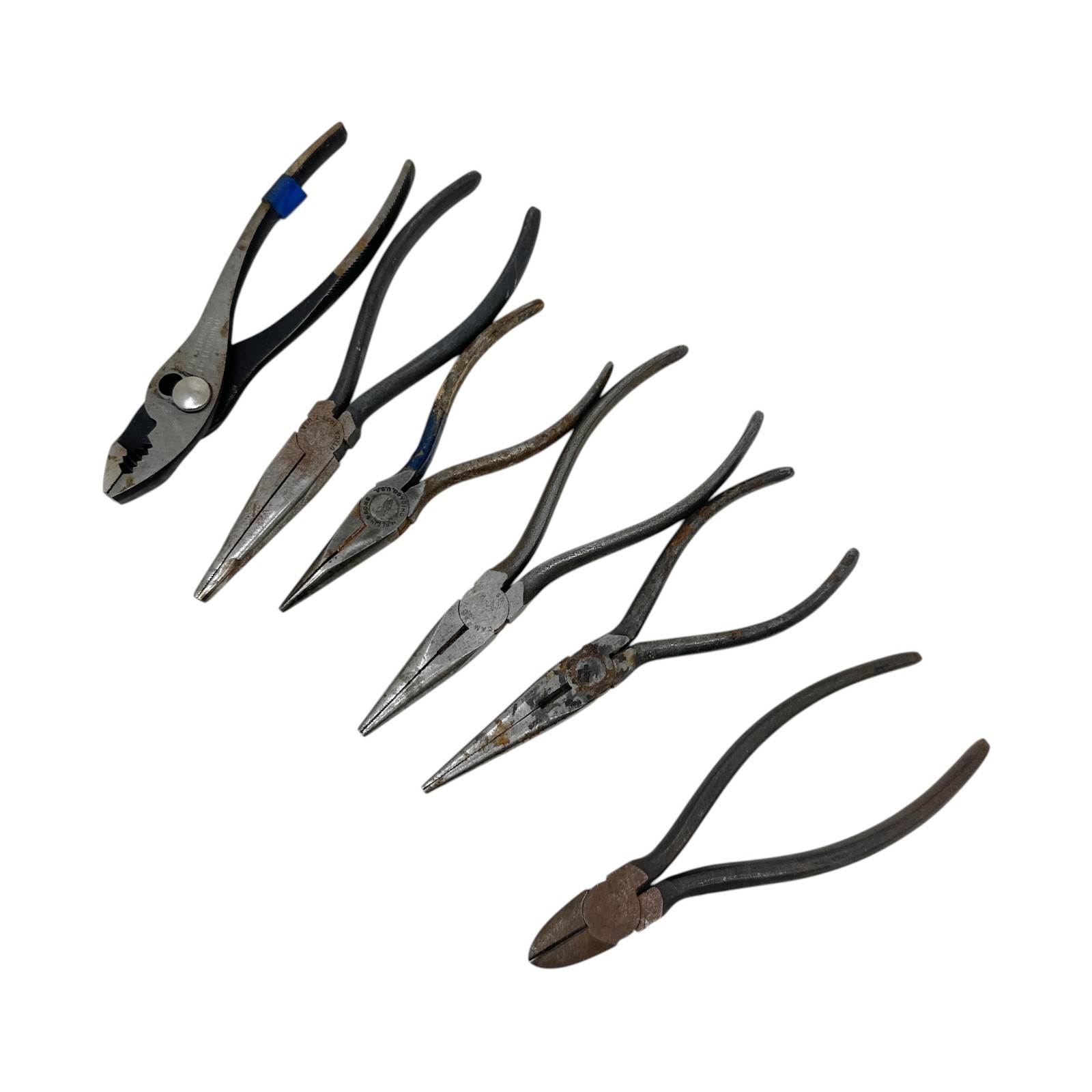 Klein Tools 203-6, Proto 216S, Utica 1033 and Assorted Pliers Lot USA, 6 Pcs