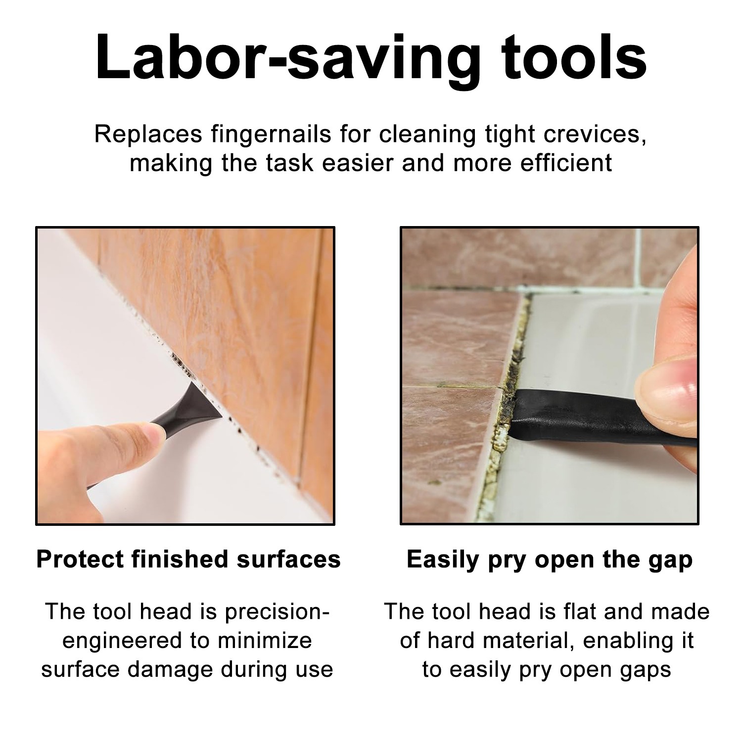 6P Plastic Scraper Multi-Purpose Scraper Non-Scratch Cleaning Tool Car Detailing