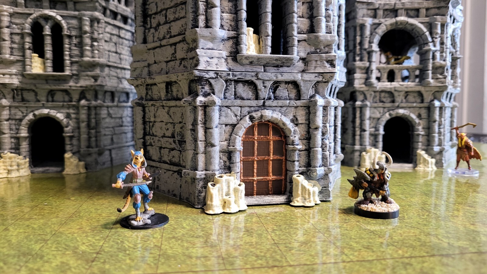 (1) D&D Tower FULLY PAINTED Dungeons & Dragons/Pathfinder Scenery (28mm)
