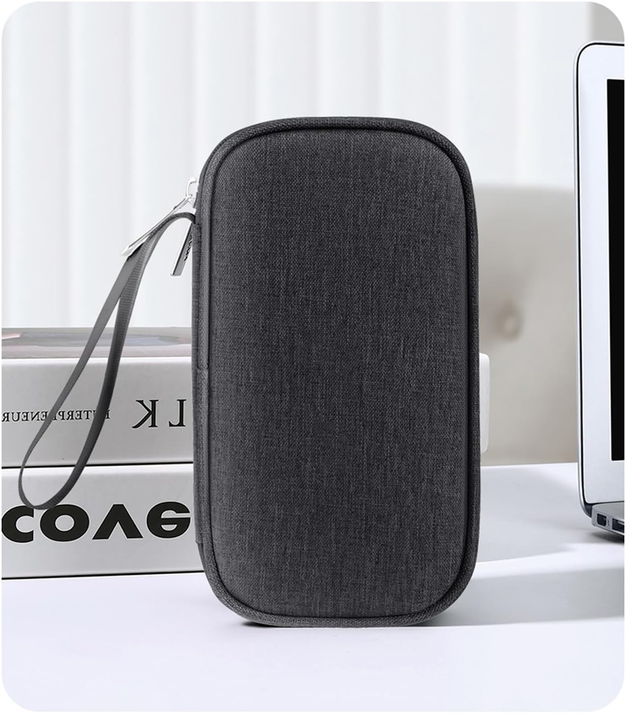 20 Slots USB Flash Drive Case, Double Layer Cloth Thumb Drive Organizer, Port...