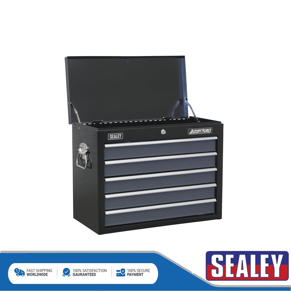 Sealey American PRO� Topchest 5 Drawer Black/Grey AP3505TB