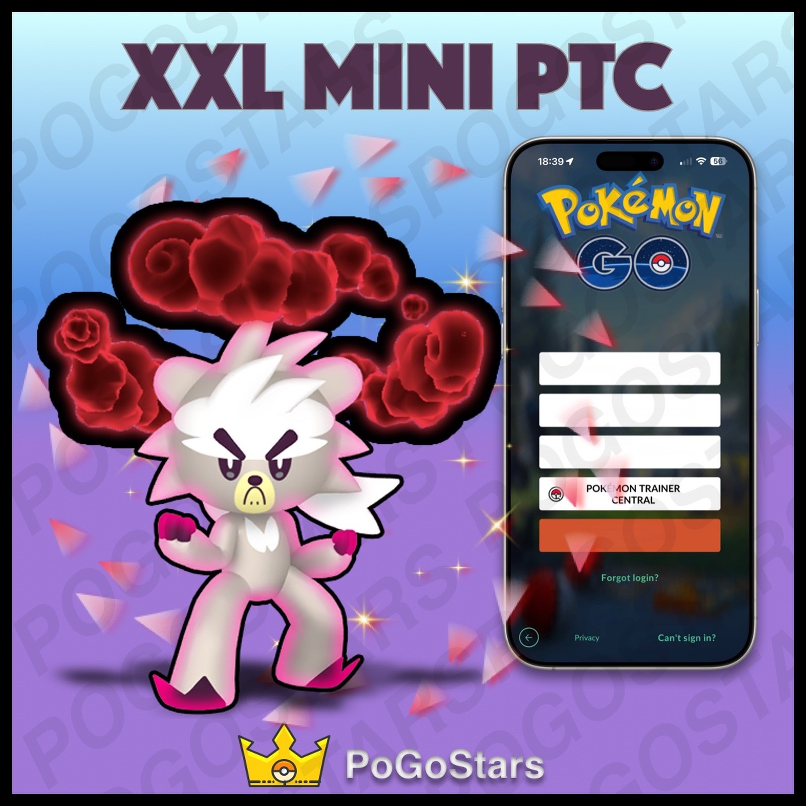 Pokémon PTC Go - XXL Dynamax Kubfu✨Read Description✨