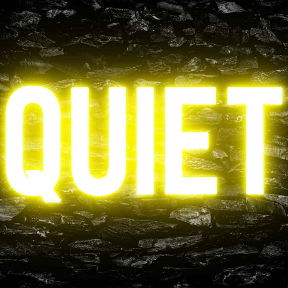Quiet Please Office Decor Display Flexible Custom Neon Sign