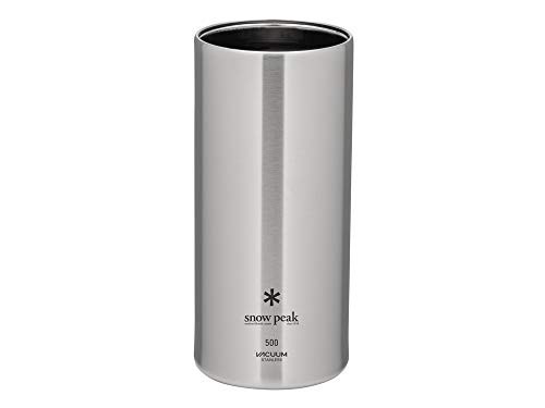 snow peak Can Cooler Cold ＆ Heat Insulation Vacuum Double Structure 500ml/16.9