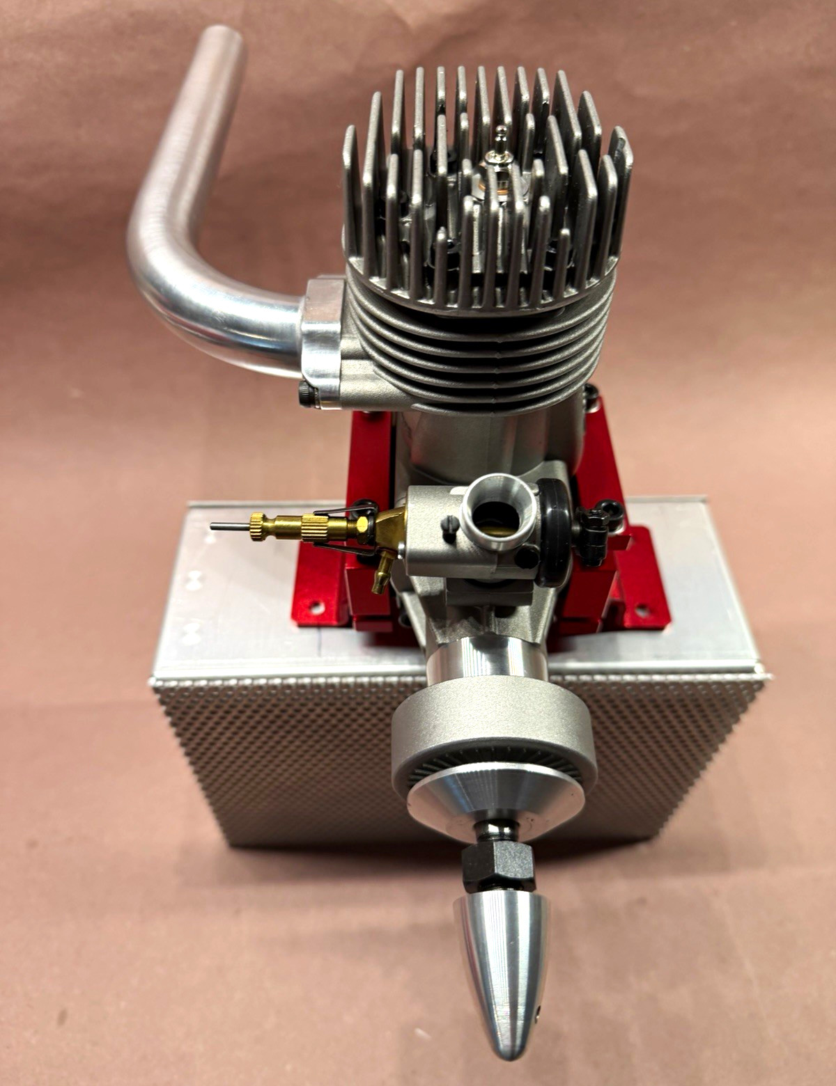 Super Tigre G3250 2-Stroke RC Aircraft Engine w/MAC Header and Solid Spinner