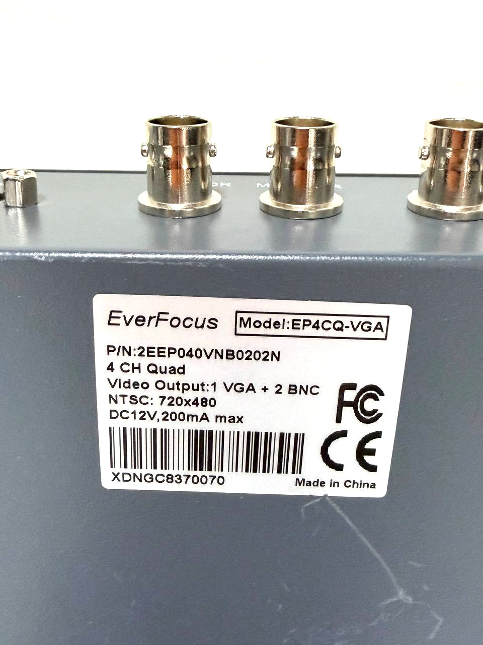 EVERFOCUS EP4CQ EP4CQ-VGA 4 Channel Quad Processor