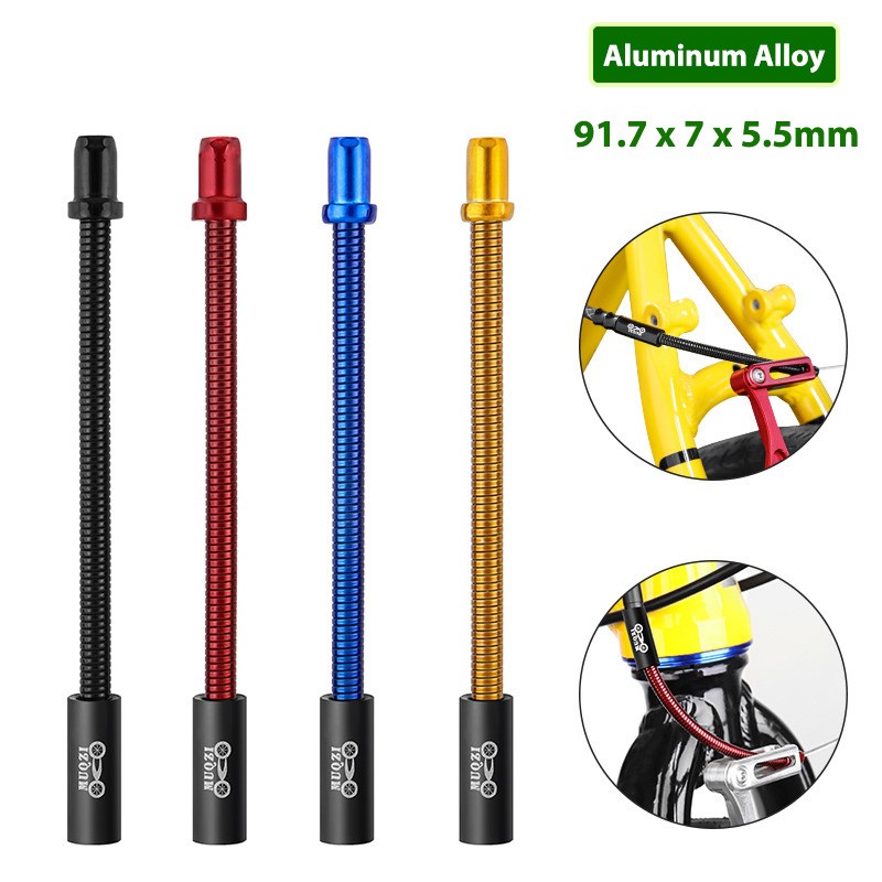 Bicycle V Brake Cable Guide Bend Pipe Bike Brake Bend Tube Ajustable for BMX MTB