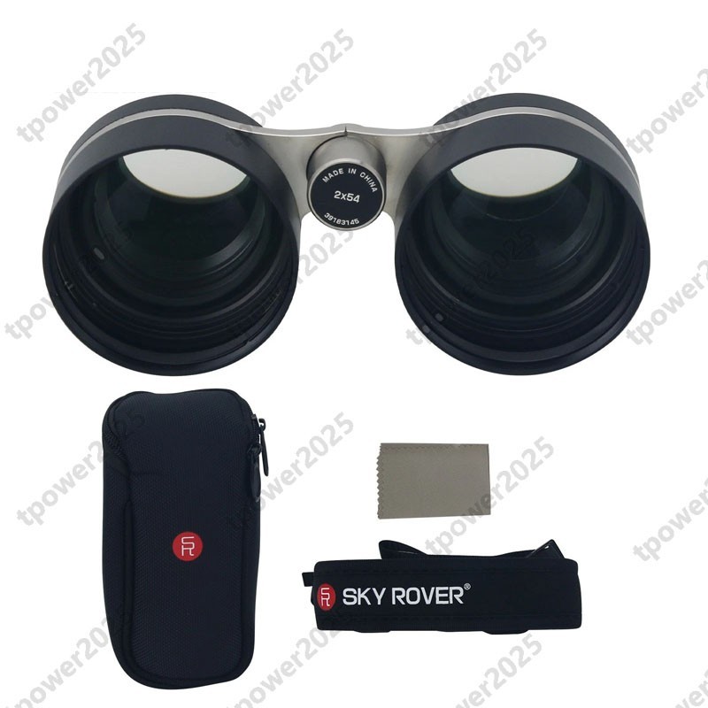 SKY ROVER 2x54 Silvery Constellation Binocular 36°FOV Astronomical Telescope