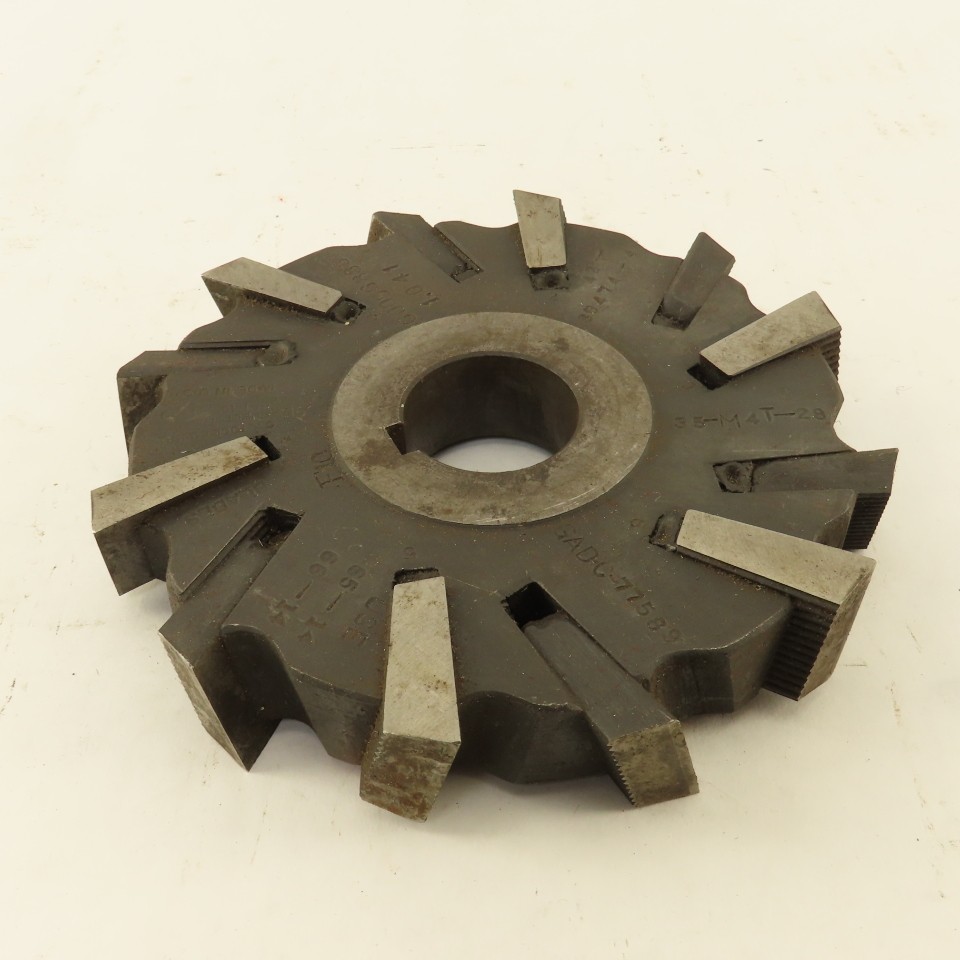 5-5/8"OD x 1.041" Wide Staggered Tooth Slot Side Mill Cutter 1-1/4" Arbor