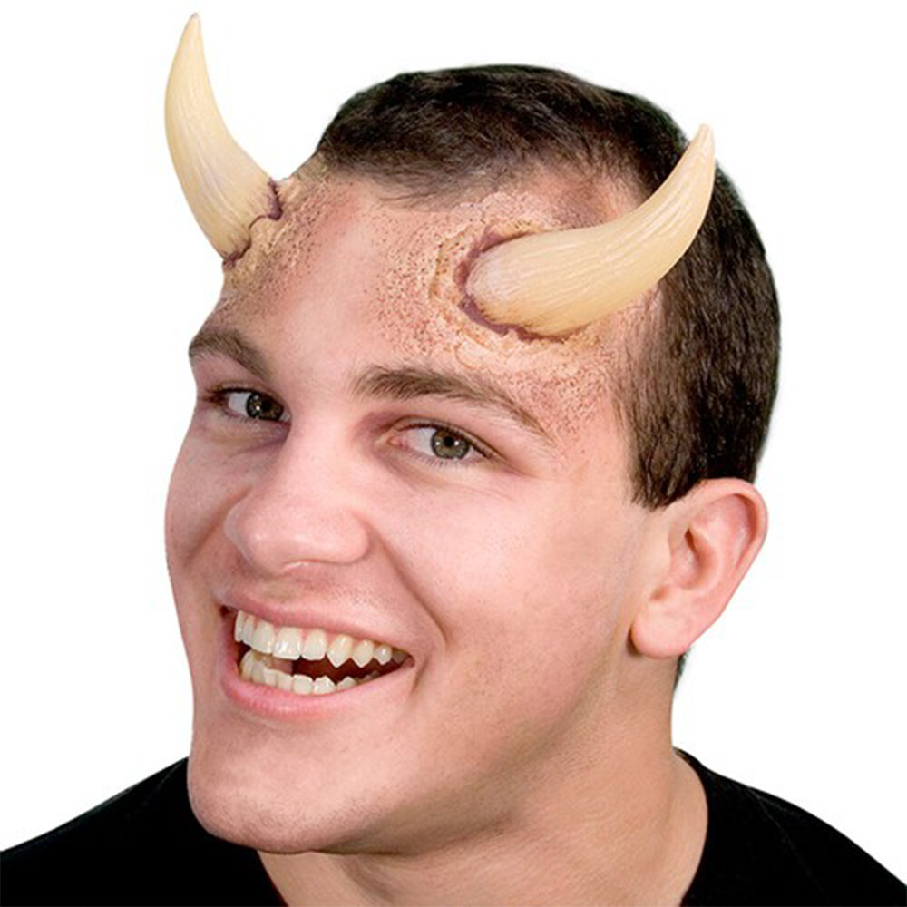 Woochie Large Universal Horns Latex Appliance for SFX/Halloween