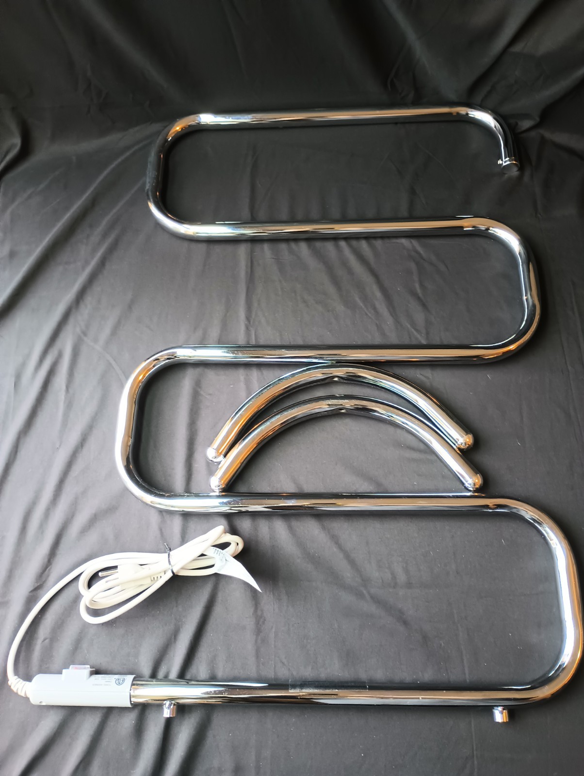 Warmrails 4 Bar Towel/Blanket Warmer Clothes Dryer Freestanding Chrome Finish