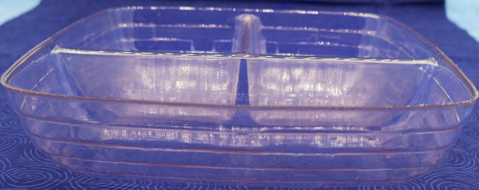 Longaberger Divided Basket Protector #41327 – Clear Plastic Insert – Genuine