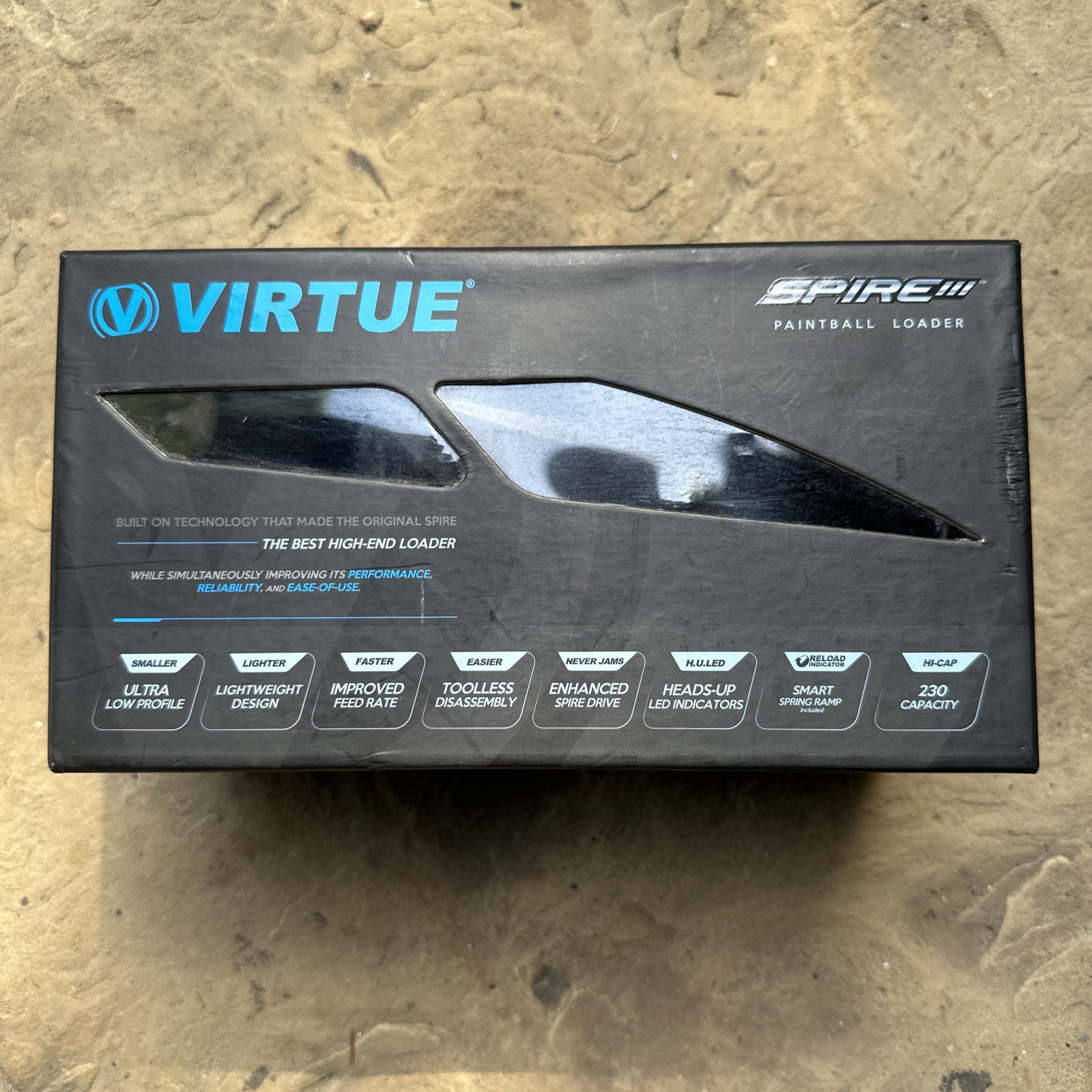 Virtue Spire - Paintball Hopper Loader - Black - With Box - Used Great Condition
