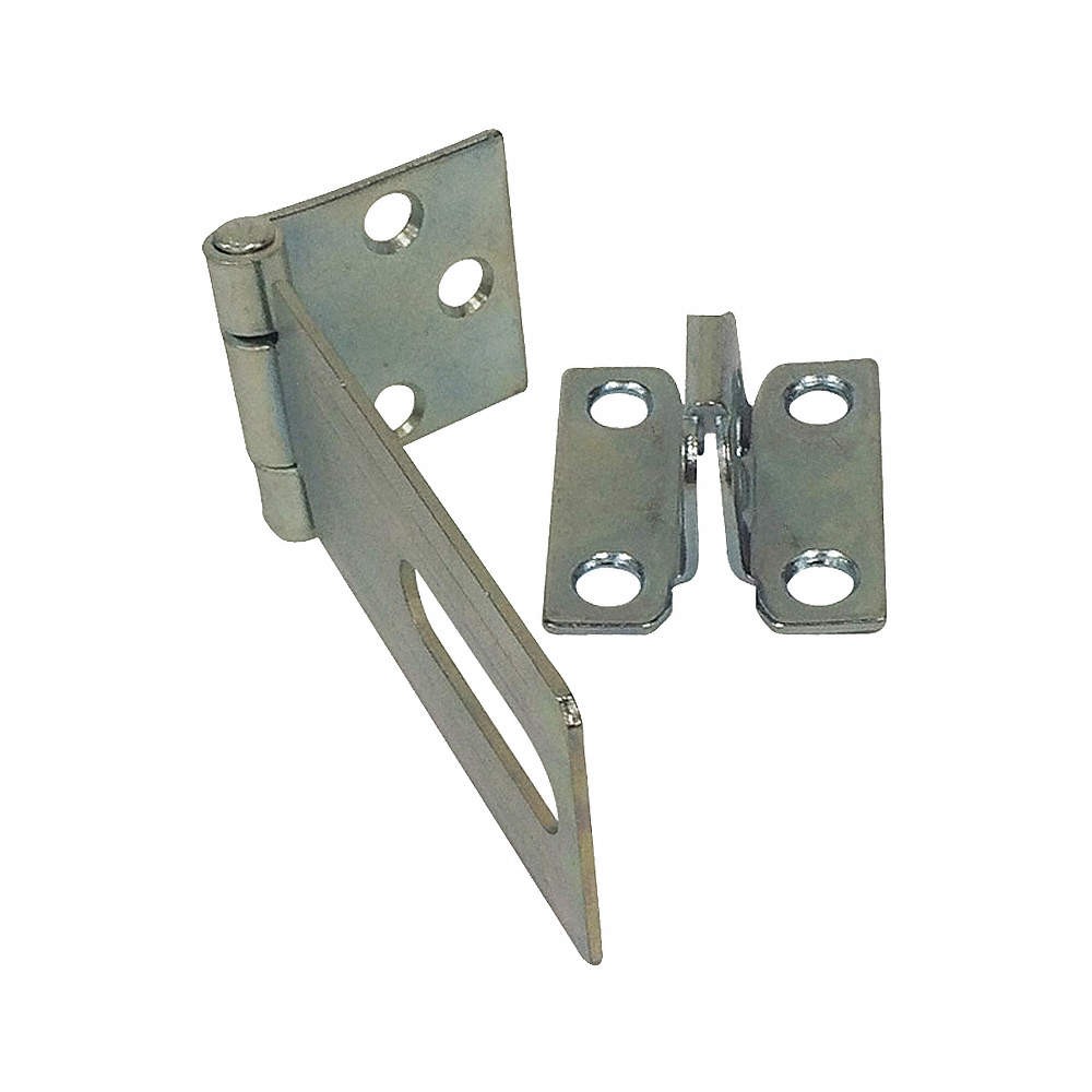 GRAINGER APPROVED 39DZ92 Fixed Staple Hasp,Zinc Plated,1-1/2inL 39DZ92
