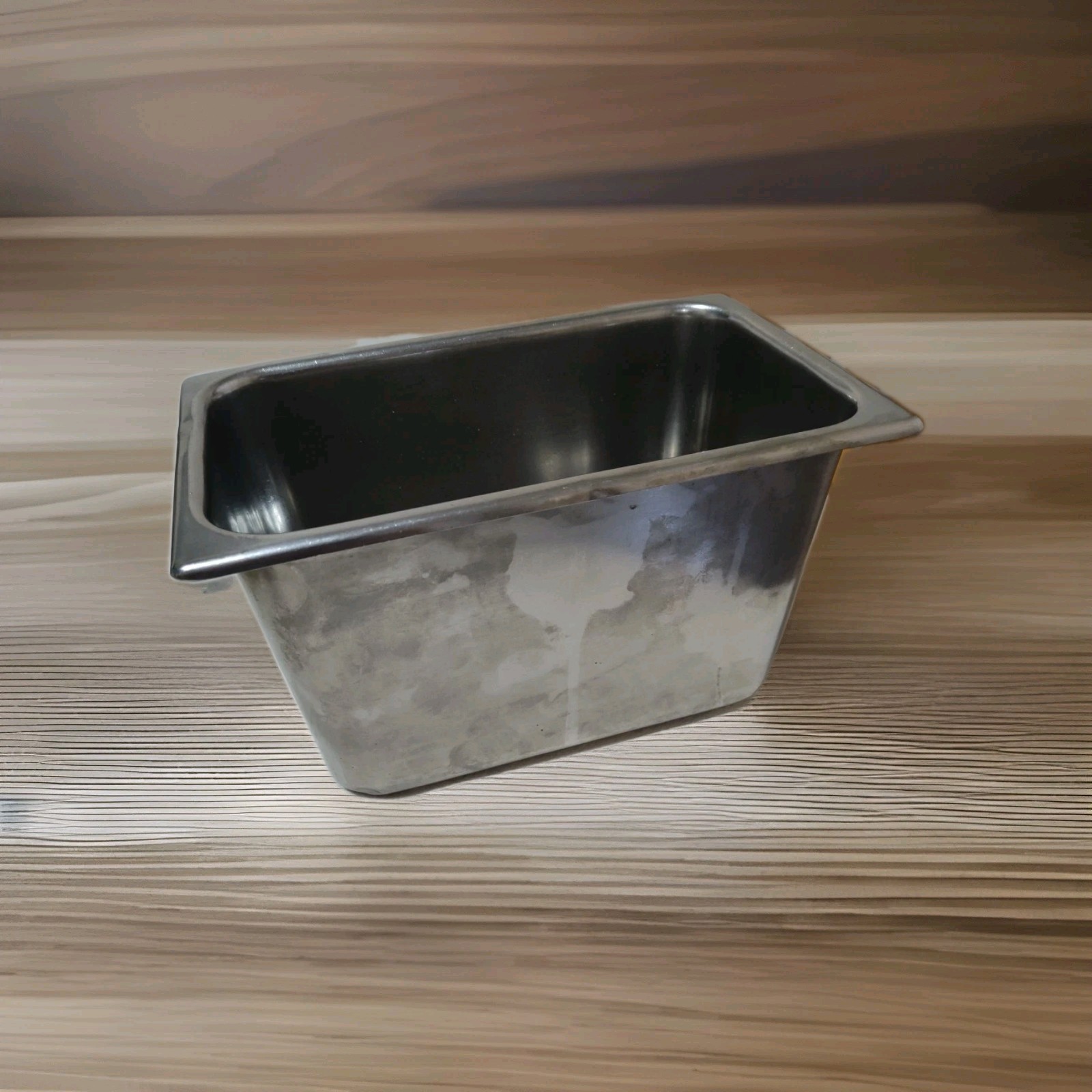 Ice Cream & Gelato Case Pan Stainless Steel 16cm X 26cm X 15cm (Used)