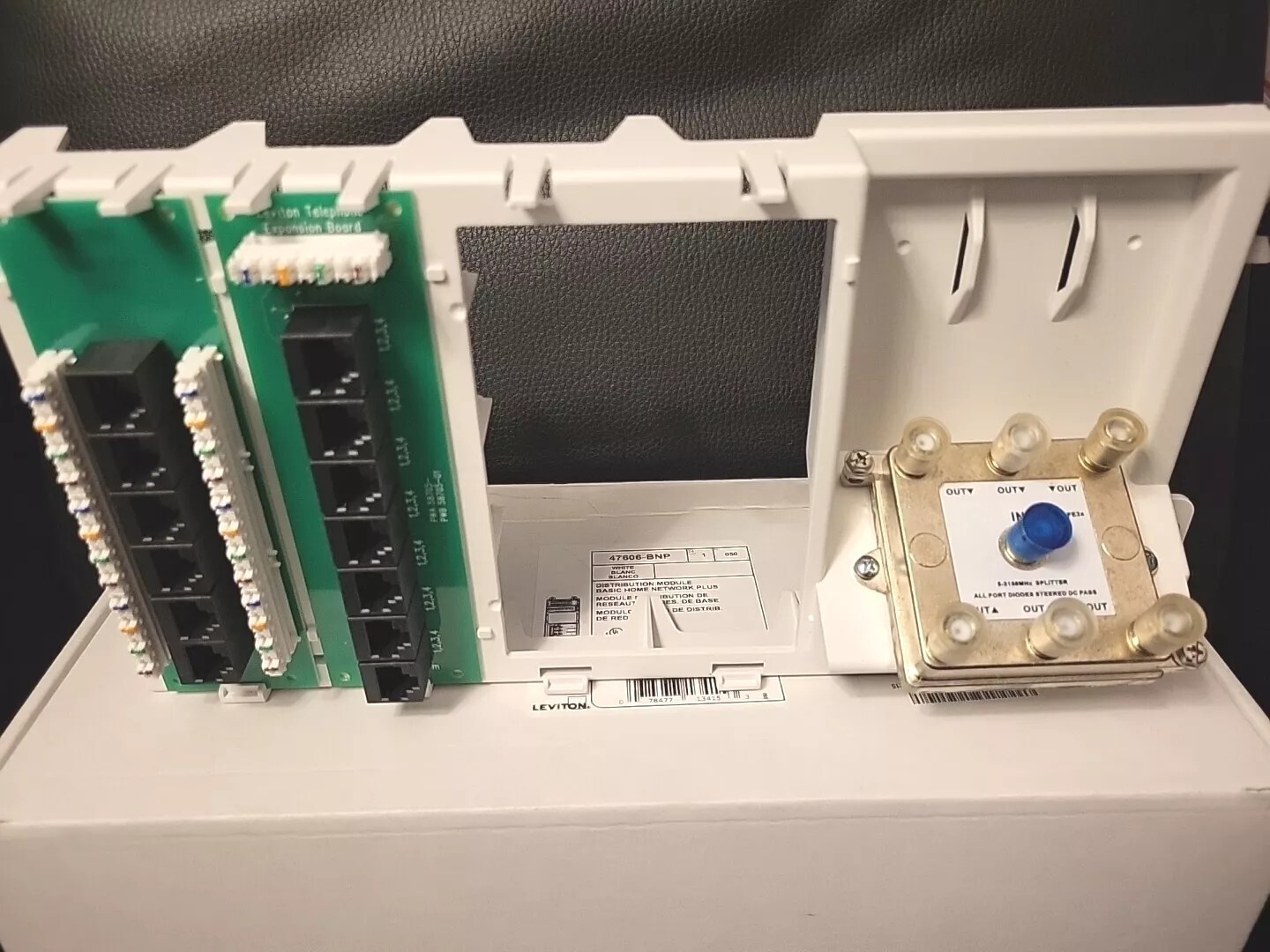 LEVITON 47606-BNP BASIC HOME NETWORKING PLUS PANEL 2GHZ DISTRIBUTION MODULE