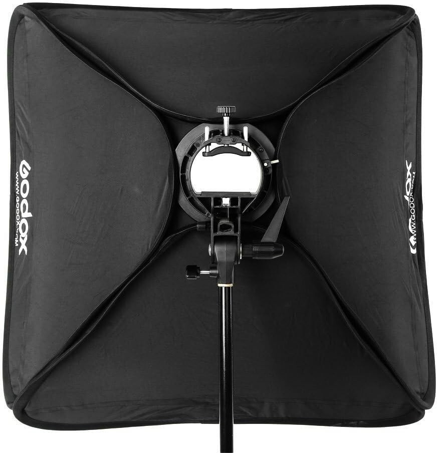 32x32” Foldable Bowens Mount Softbox with S-Type Bracket - Portable Photography