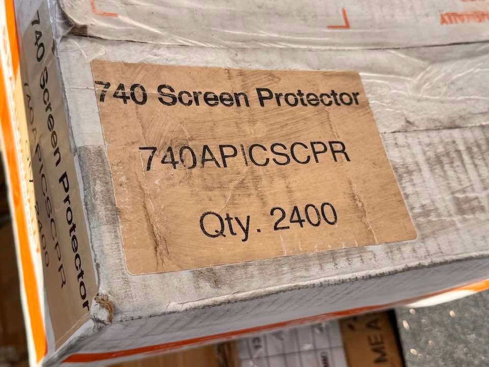 LOT OF 2400 SCREEN PROTECTORs FOR RAND MCNALLY TND-740 TRUCK GPS
