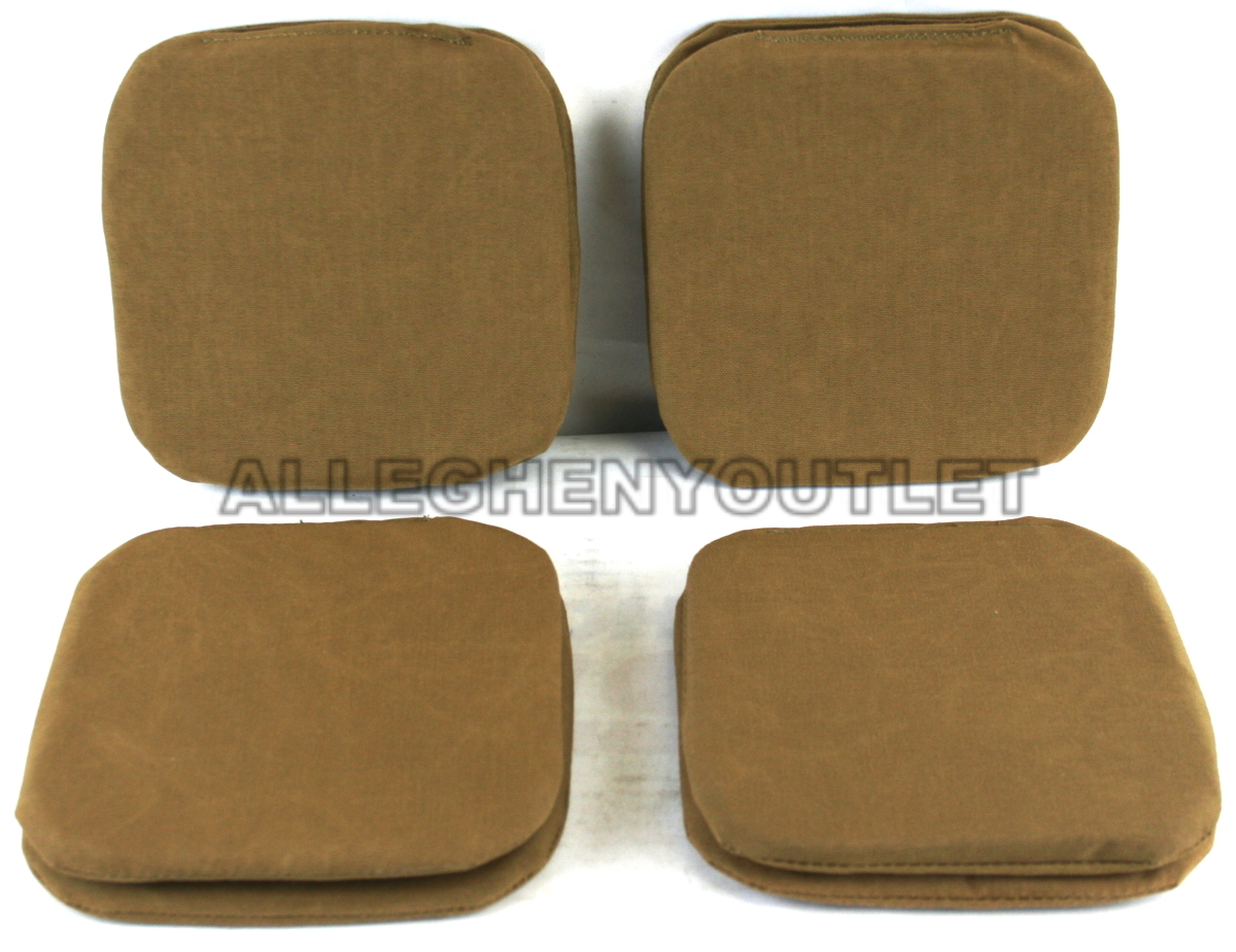 Lot of (4) USMC Coyote Hip Pad Pads for SPC Modular Tactical Vest USGI NIB