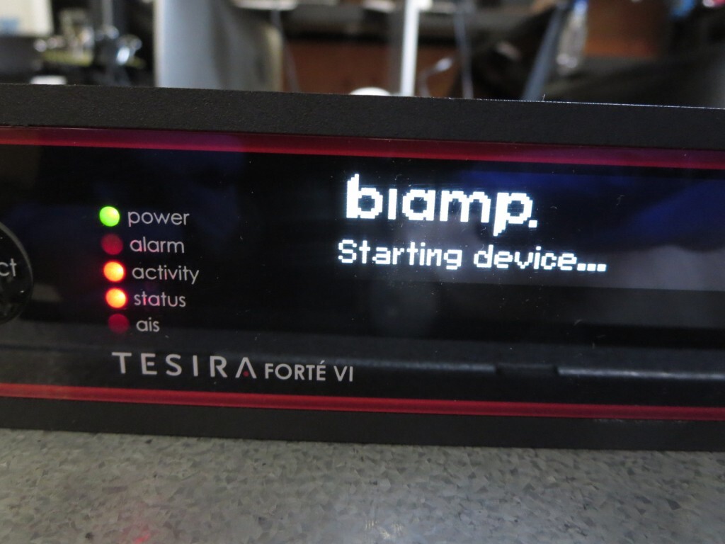 Biamp Tesira Forte VI Digital Audio Signal Processor PLEASE READ