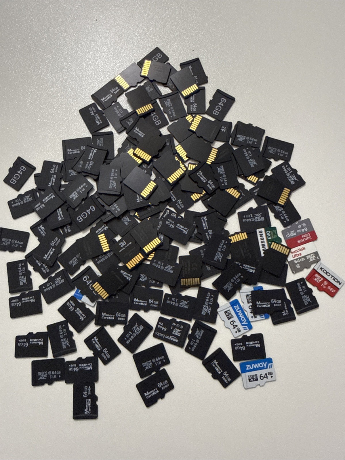 64 GB Micro Sd Card 64 Gig Used SanDisk Samsung Evo Etc. Mixed