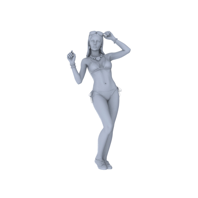 MRY-SFW 1/87 Modern Bikini Pose Female 5 pcs
