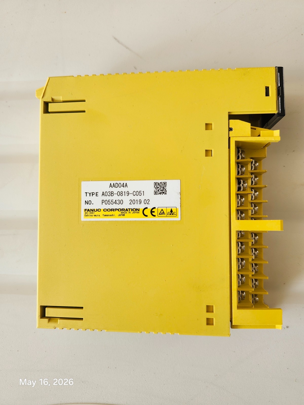 FANUC A03B-0819-C051 AUTOMATION A03B-08 INPUT MODULE ANALOG ****CHEAP***