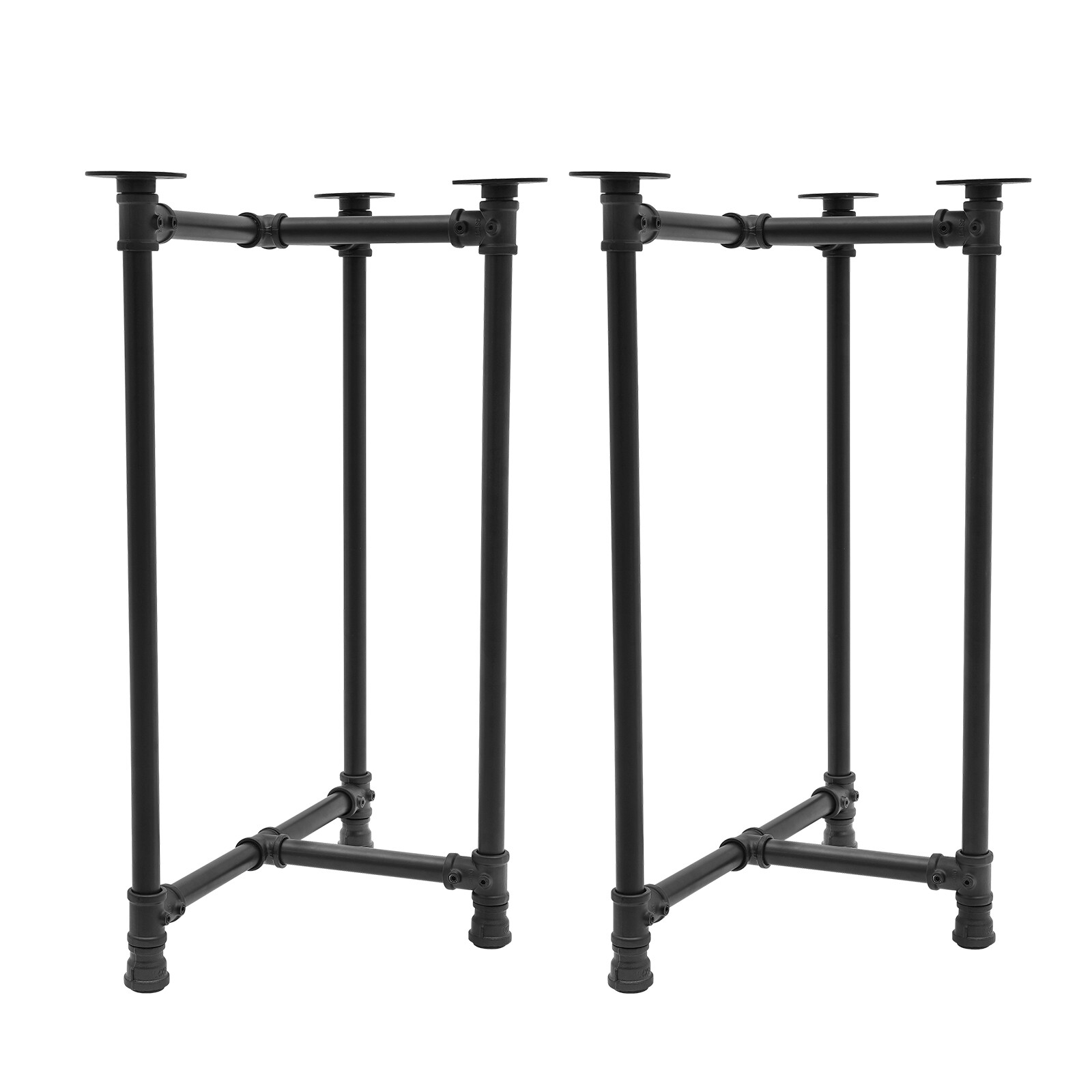 Table Legs Set of 2 Metal Desk Leg 28-Inch Dining Table Legs Industrial Black