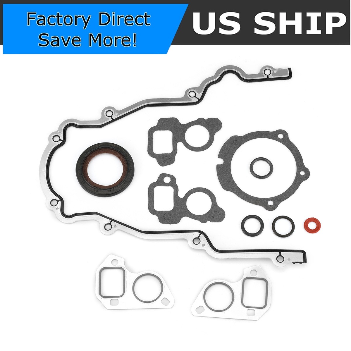 Front Timing Cover Gasket Set For 2005 CHEVROLET CORVETTE  6.0L 89060436 NEW