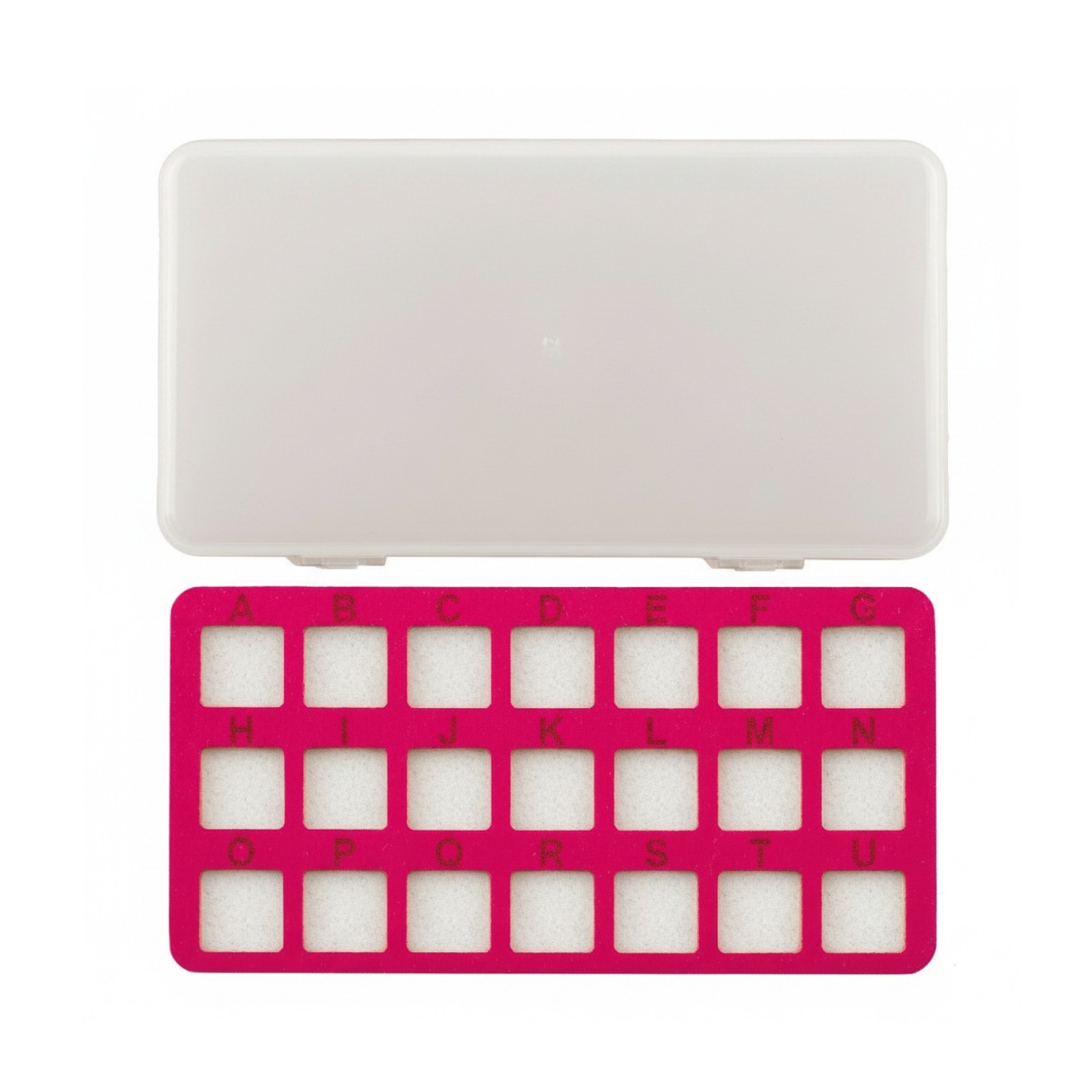 Bead Sorting Mat with Container 21-Slot Crystal Felt Tray Flat-Design