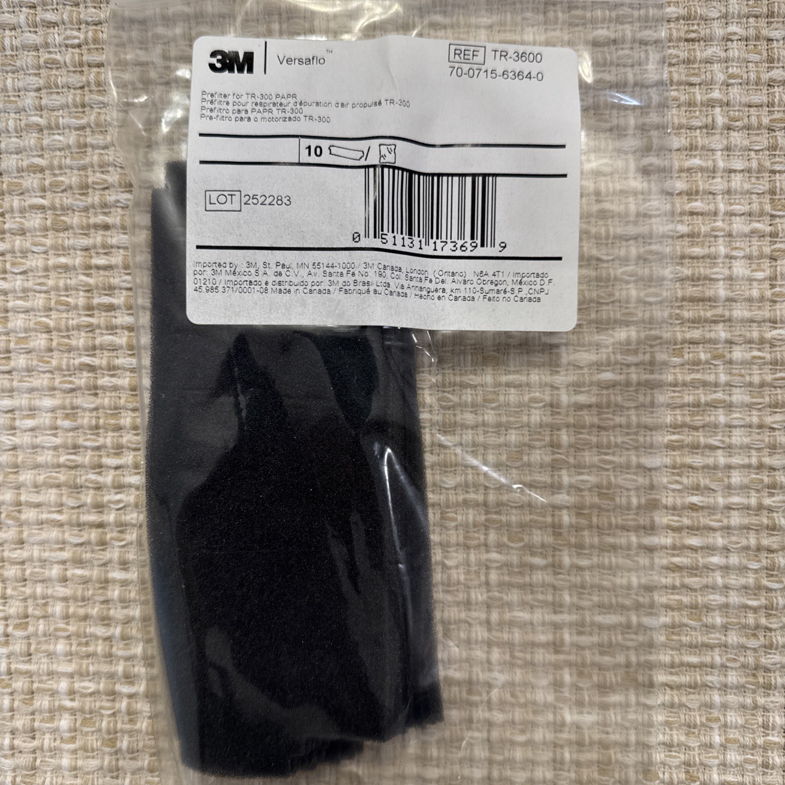 3M™ Versaflo™ TR-3600 10 Filters per Package
