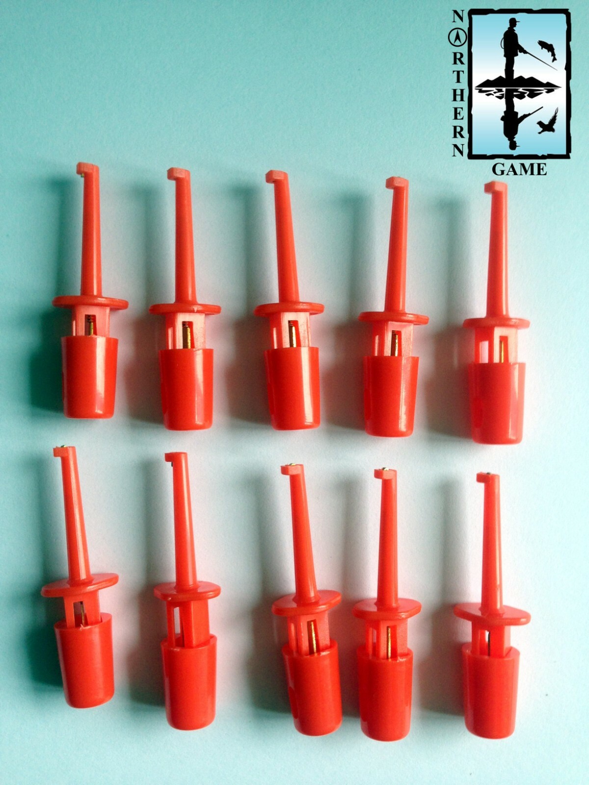 Spring Loaded Fly Tying Clips for Fly Drying Stands - Various Colours & 2 Sizes