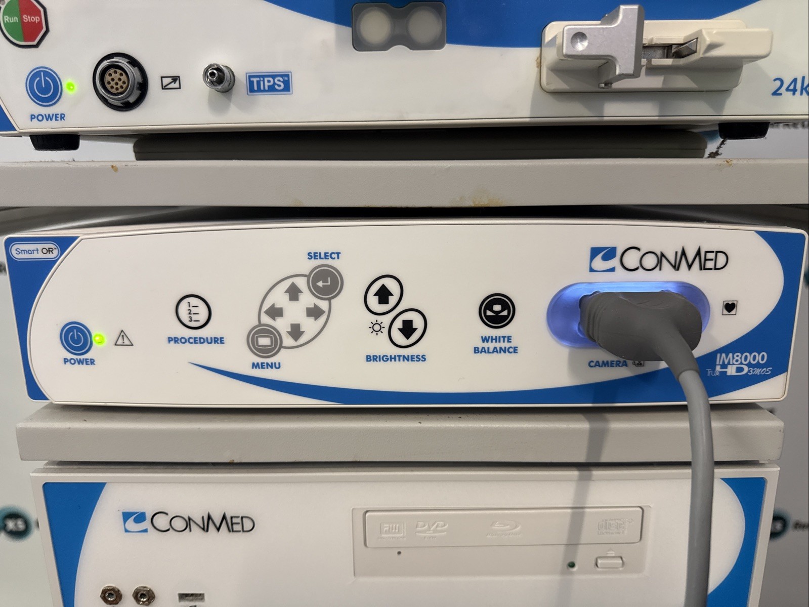 ConMed Smart OR HD Video Cart With Components