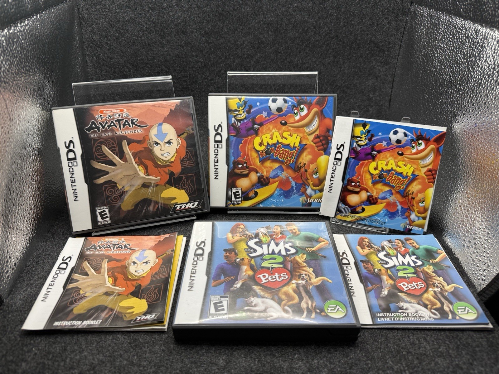 Nintendo DS Cases & Manual Only NO GAMES - Lot Of 3