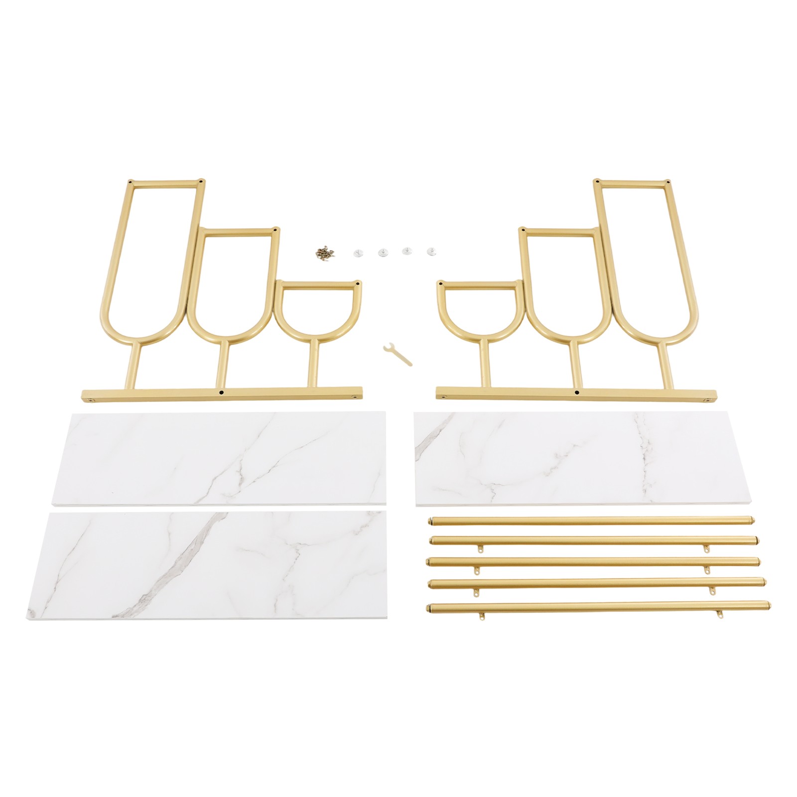 Shoe Display Table, 3 Tier Heavy Duty Display Stands, Standing Display Shelf