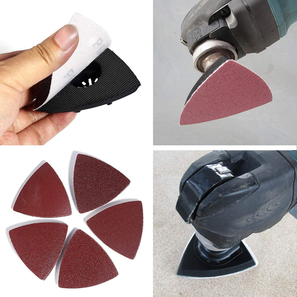 5inch Sanding Discs /Sander Paper Triangle/Square/Hook Loop Orbital Sander Pad
